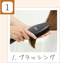 1.ブラッシング