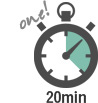 one! 20min