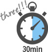three!!! 30min