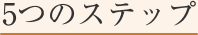 5つのステップ